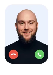 A video call with the care team